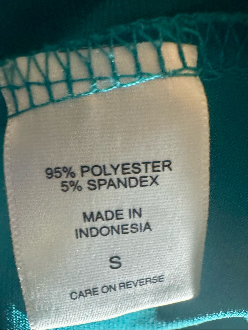 New York & Company Teal Keyhole Blouson Hem Top - Picture 5 of 7